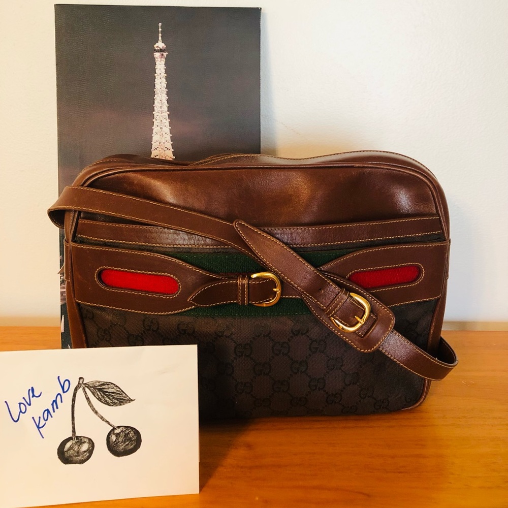 Vintage Authentic Rare Gucci Cherryline Crossbody